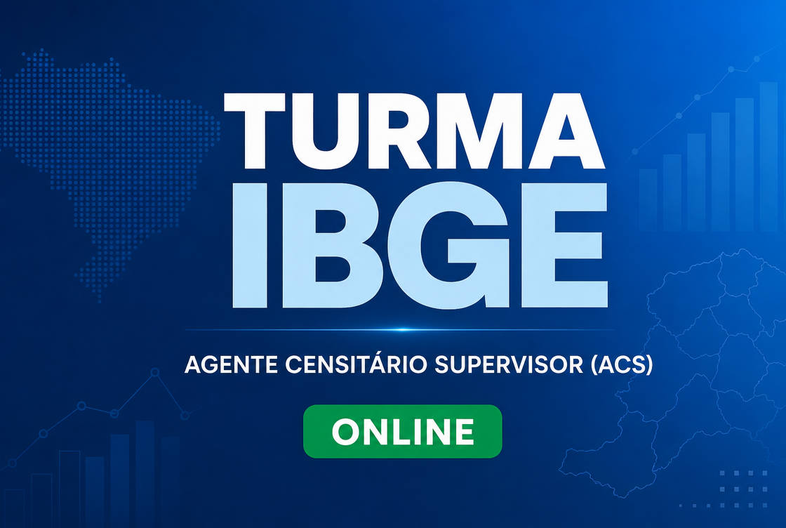 TURMA IBGE: AGENTE CENSITÁRIO SUPERVISOR (ACS) - ONLINE